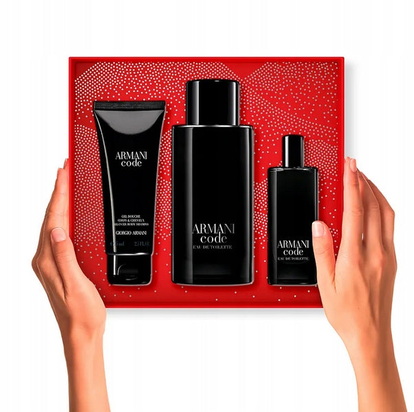 Giorgio Armani Code eau de toilette EDT 125ml + EDT 15ml + gel 75ml Set Manufacturer code 3614274337136