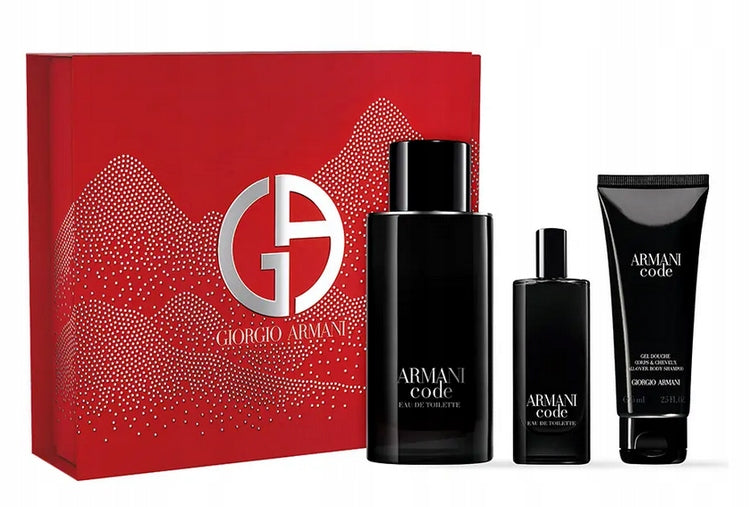 Giorgio Armani Code eau de toilette EDT 125ml + EDT 15ml + gel 75ml Set