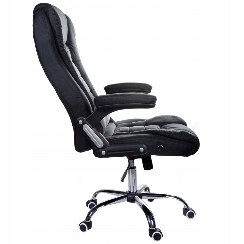 Giosedio black fabric armchair with adjustable backrest and height Manufacturer code FBJ004
