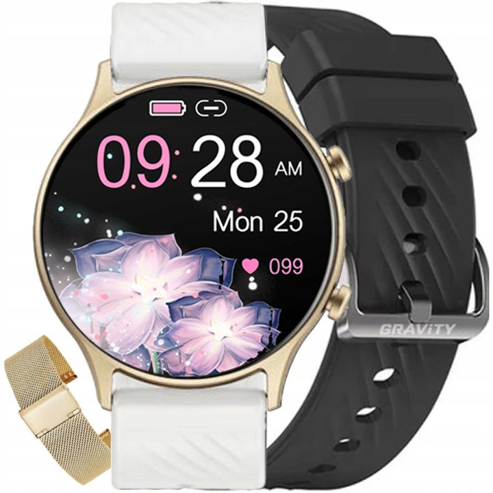 Girls' watch SMARTWATCH GRAVITY WITH CONVERSATIONS GAME SLEEP SET OF 3 STRIPES