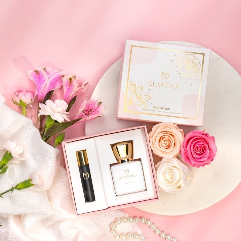 Glantier Perfume Box 553 set Premium 553 perfume + 553 roller blind Brand Glantier