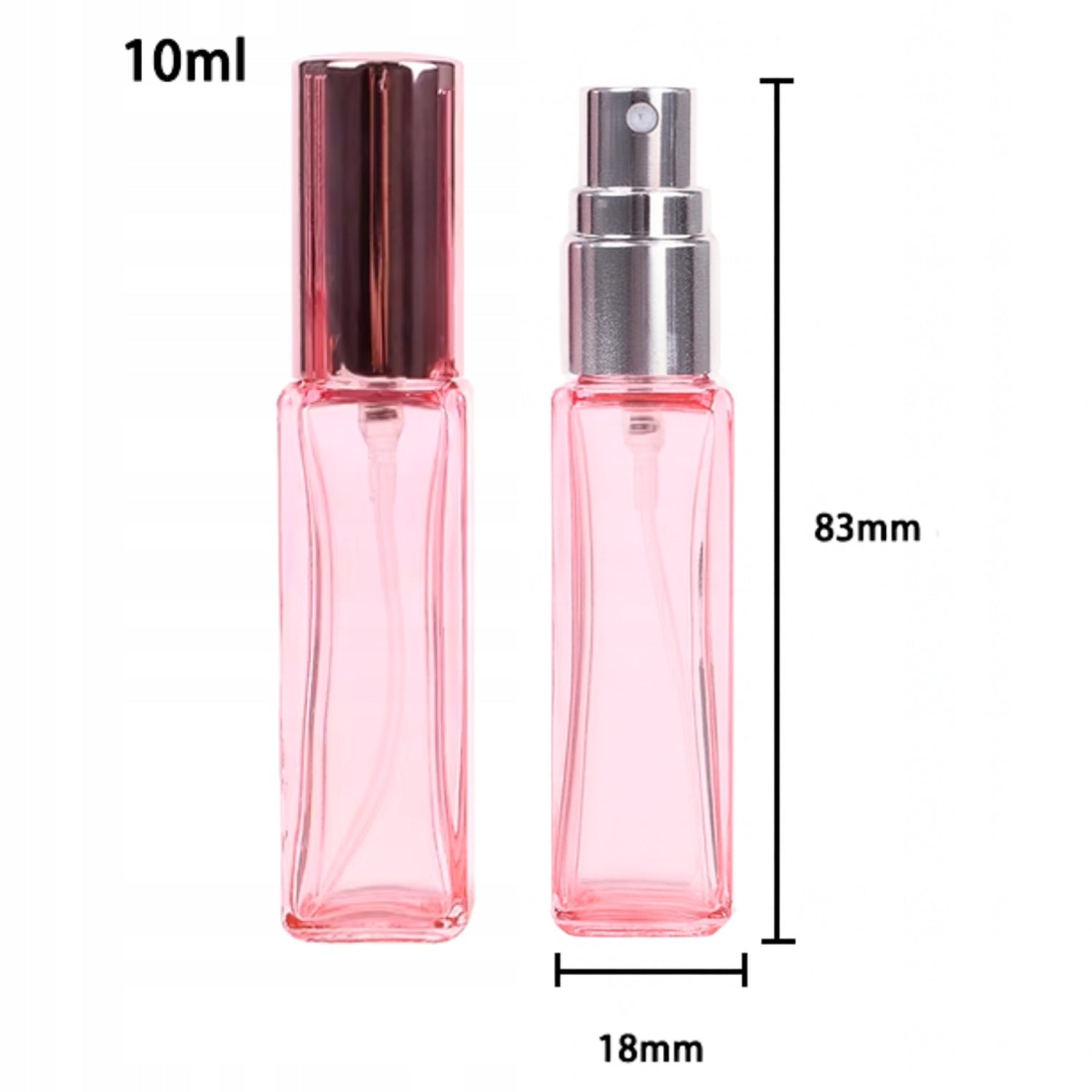 Glass Bottle For Perfume Atomizer Flacon Paul Pink 10ml EAN (GTIN) 5904119398834
