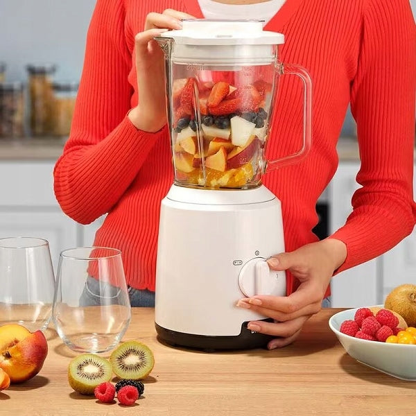 Glass Chalice Blender 2 Speeds 600W White Braun JB1050WH Brand Braun