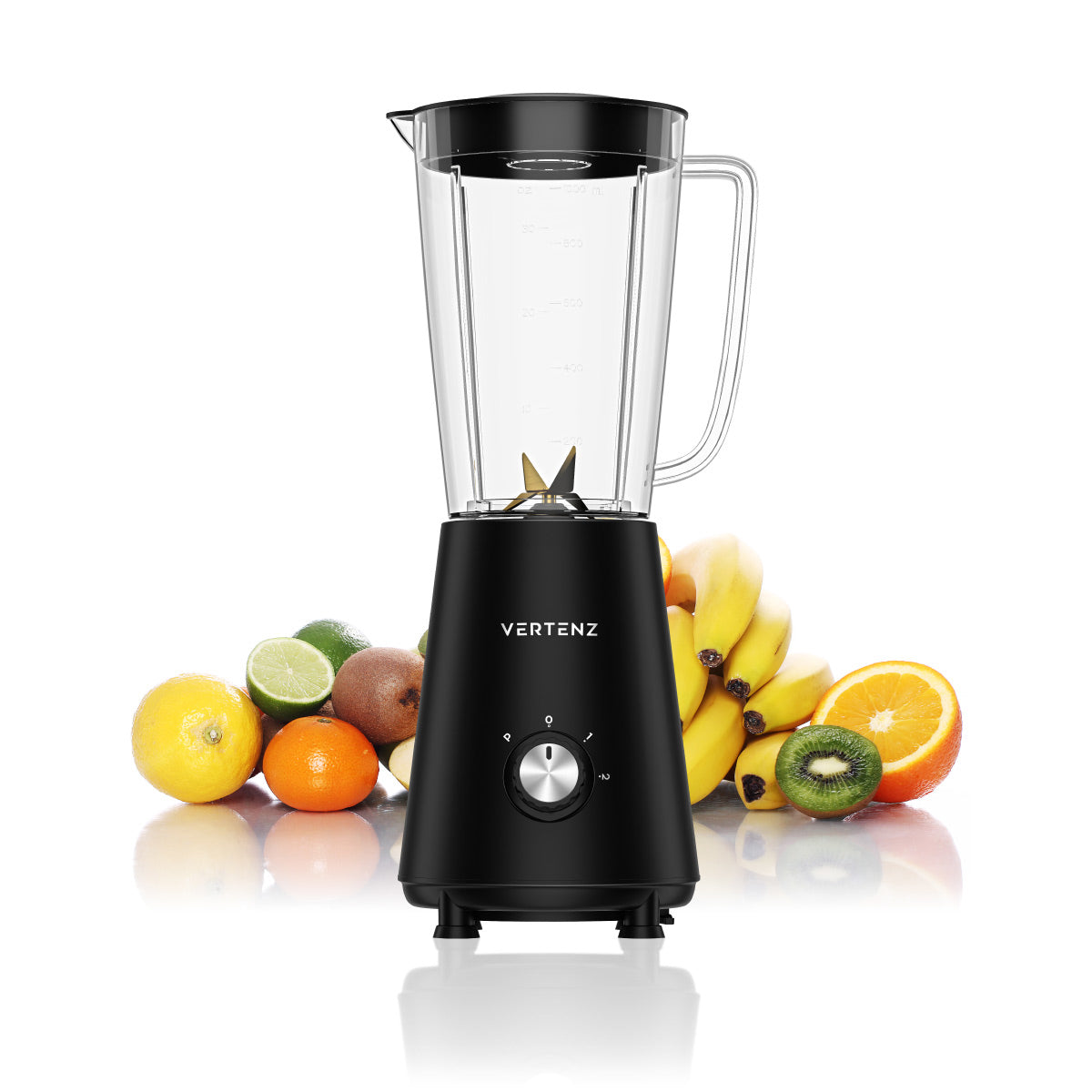 Glass Chalice Blender Strong Two Bottles MIXER VERTENZ 4in1 FOR SMOOTHIE