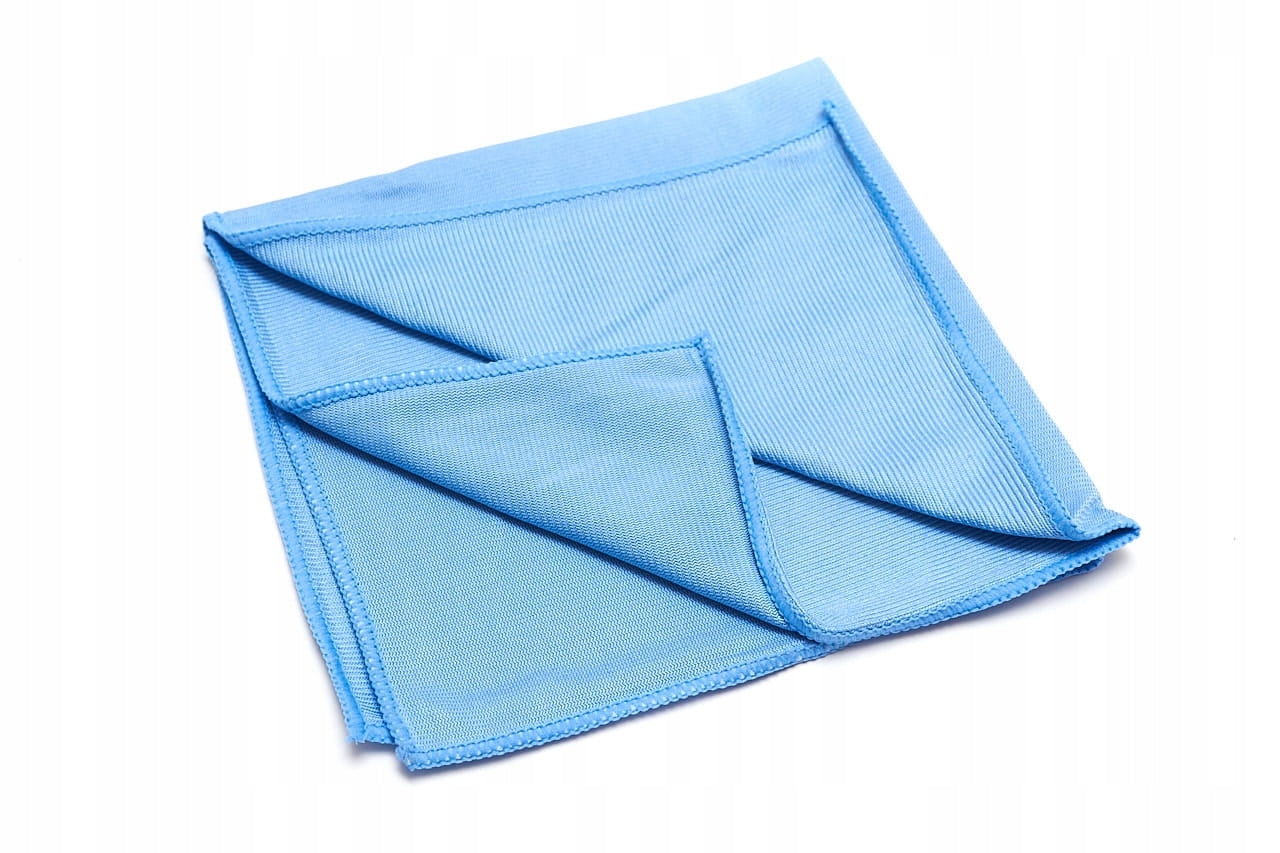 Glass Cleaning Cloth 30x30 - Microfiber towel 240g/m2 for glass