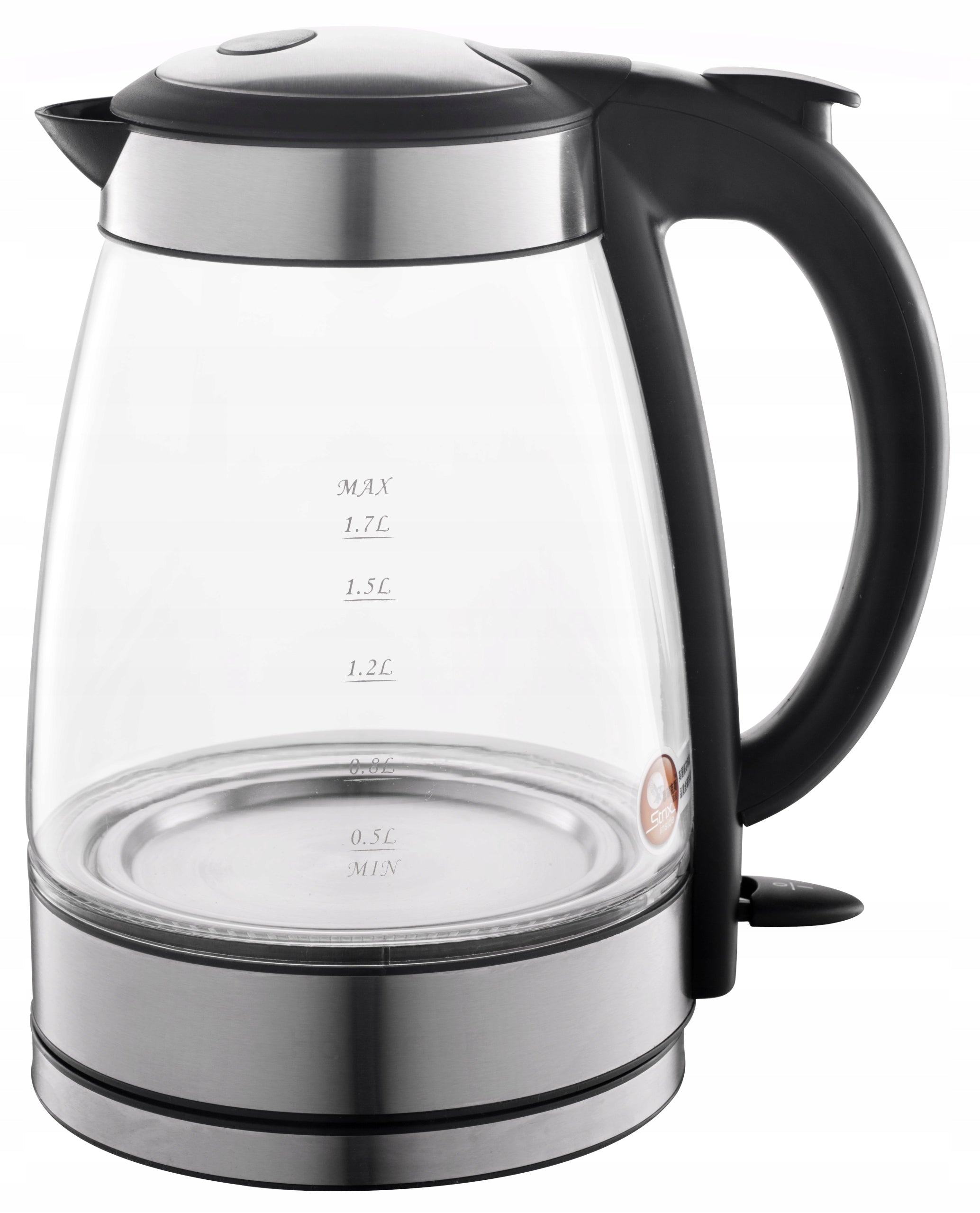 Glass Electric Kettle CAS-07 ART Backlit LED Steel 1,7l Packaging status original