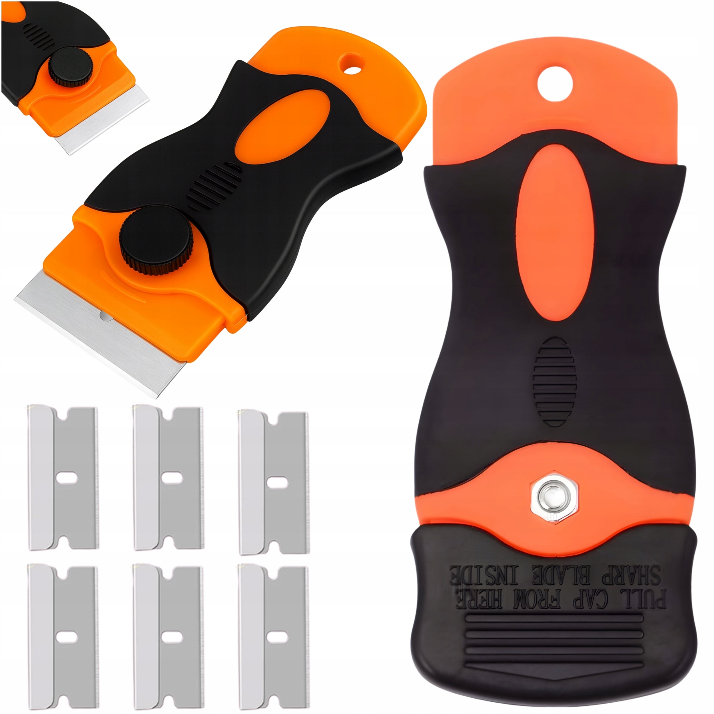 Glass Induction Plate Scraper Ceramic Glass Cookers Glass 6 Blades