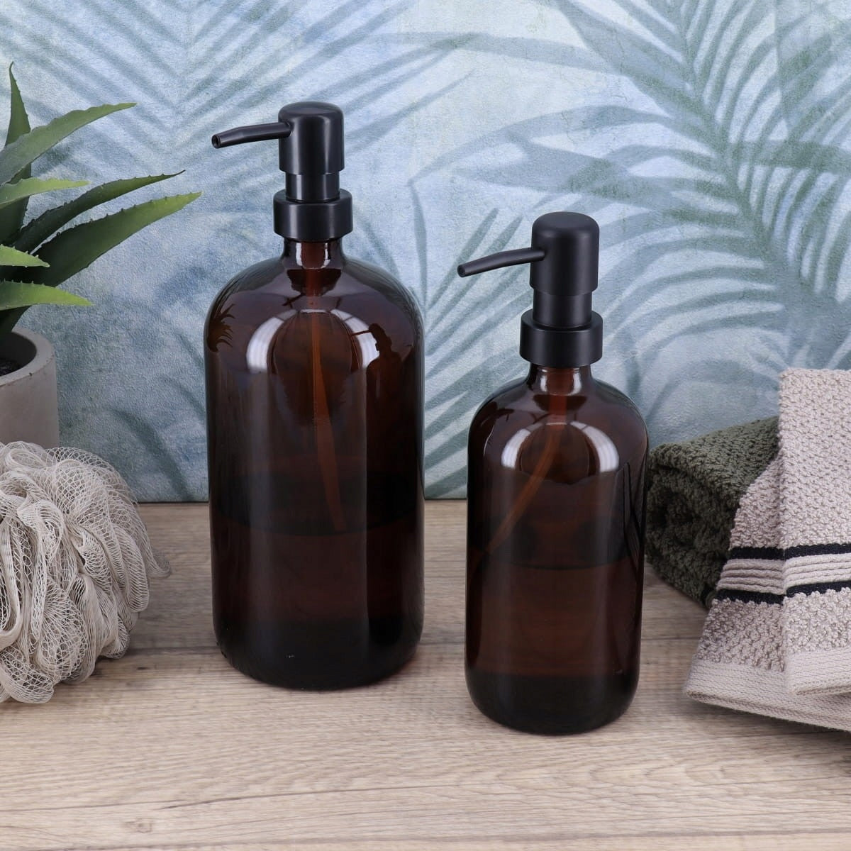 Glass Soap Bottle Dishwashing Liquid 1L Kitchen Bathroom Dispenser EAN (GTIN) 3664323182583