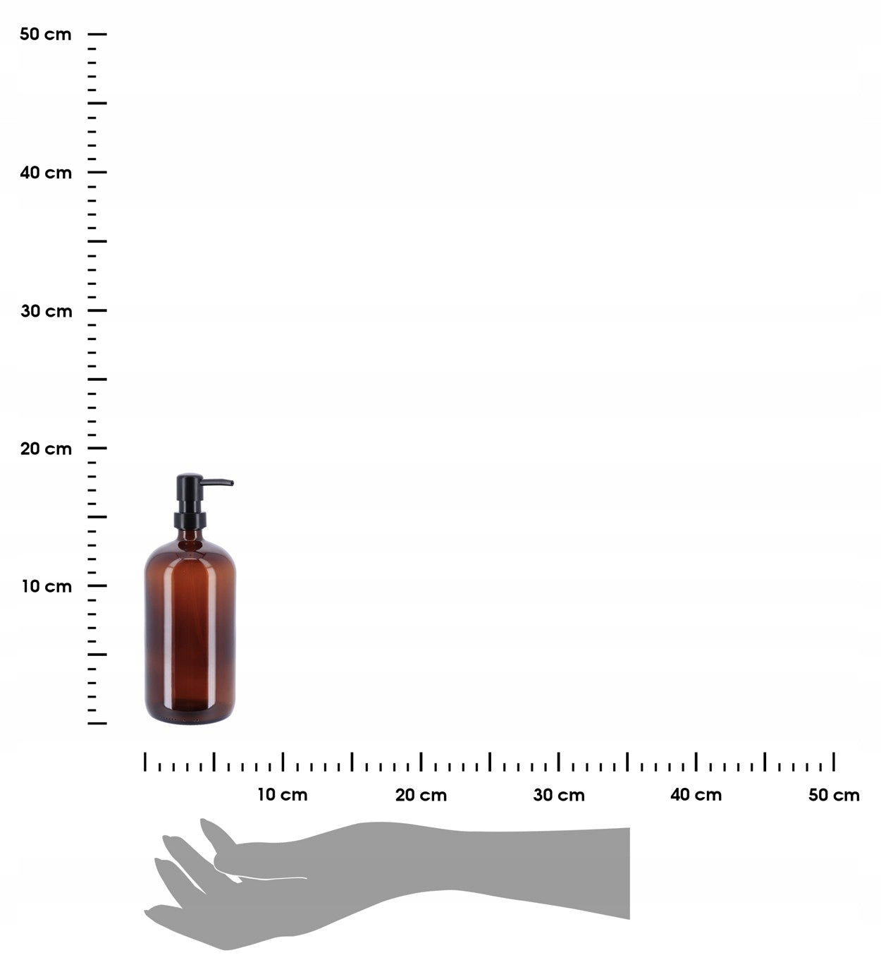 Glass Soap Bottle Dishwashing Liquid 1L Kitchen Bathroom Dispenser Manufacturer code 62172168