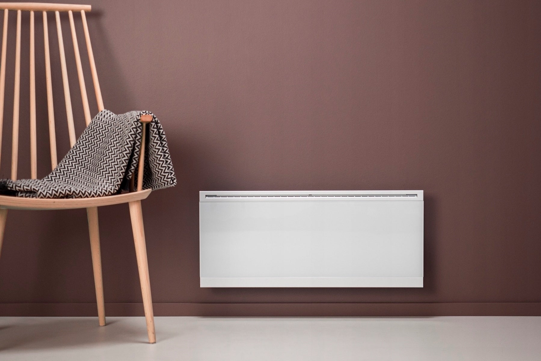 Glass Wall Mounted Convector Heater ADAX 800W Low Energy Saving WiFi BT Packaging status original
