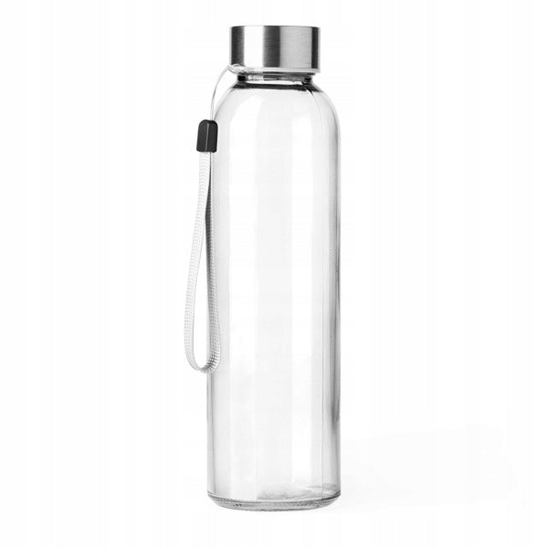 Glass eco-friendly water bottle 500 ml for training trip to school