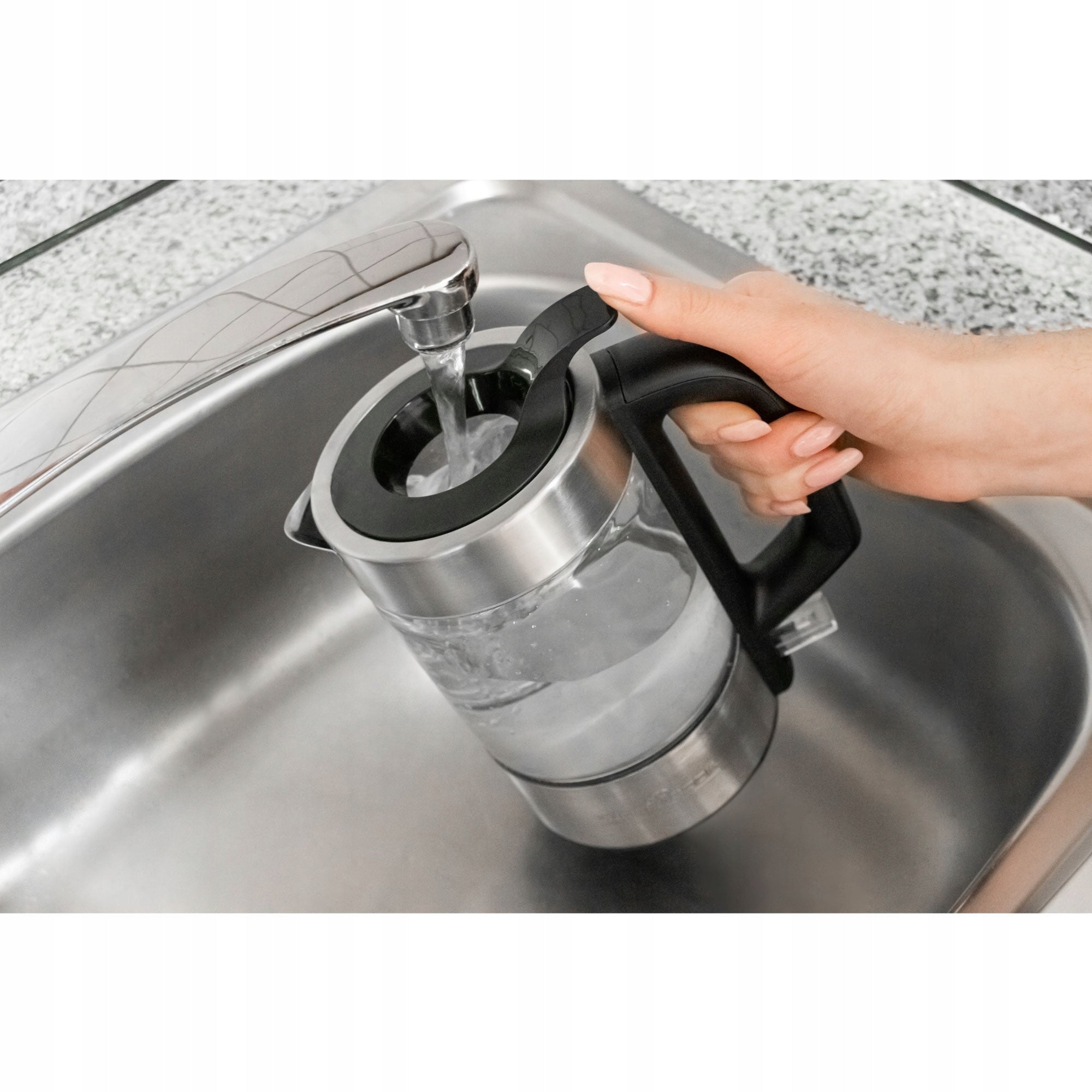 Glass electric kettle 1.0 L ProfiCook PC-WKS 1229 G Manufacturer code 501229