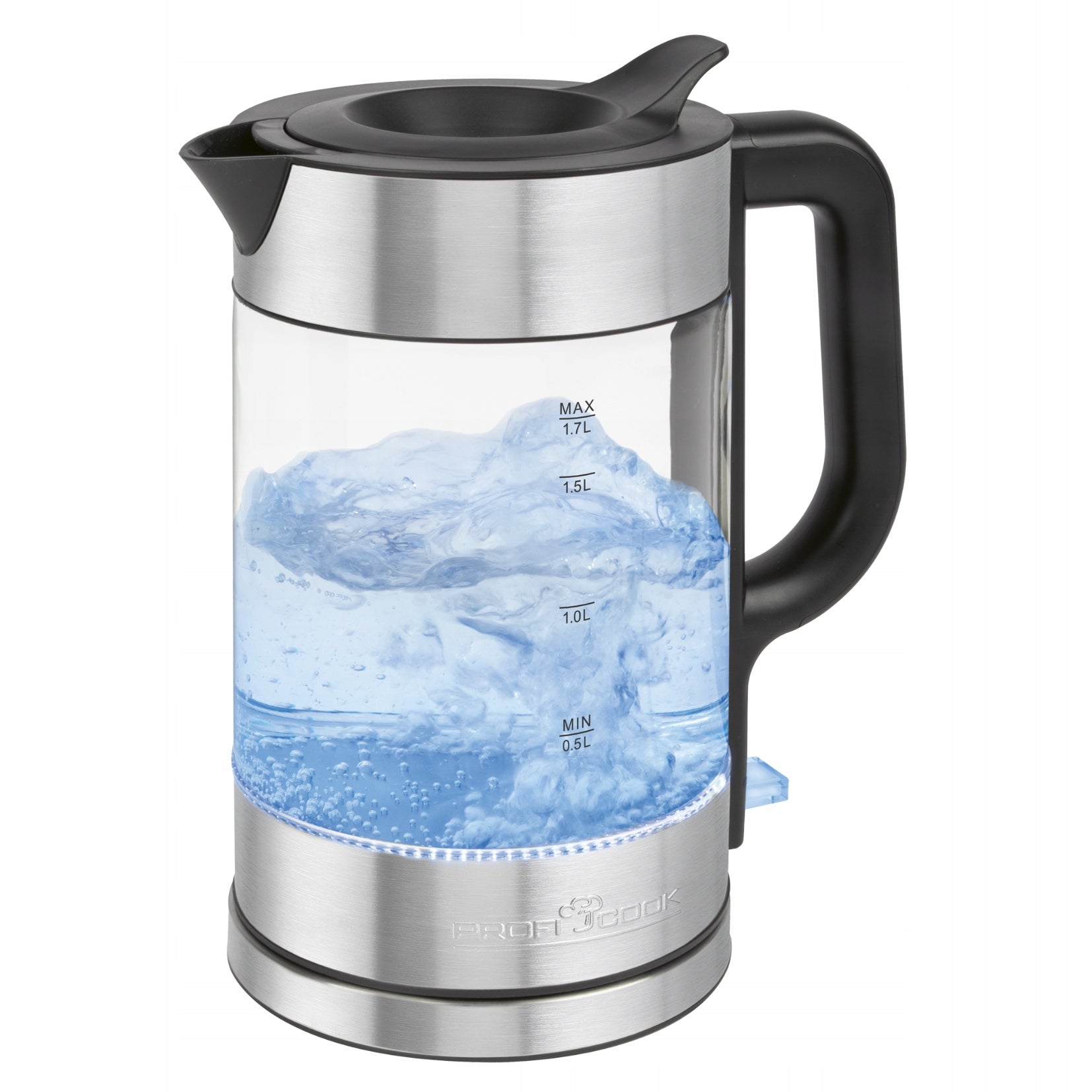 Glass electric kettle 1.7 L ProfiCook PC-WKS BPA Free (inox) Brand Profi Cook