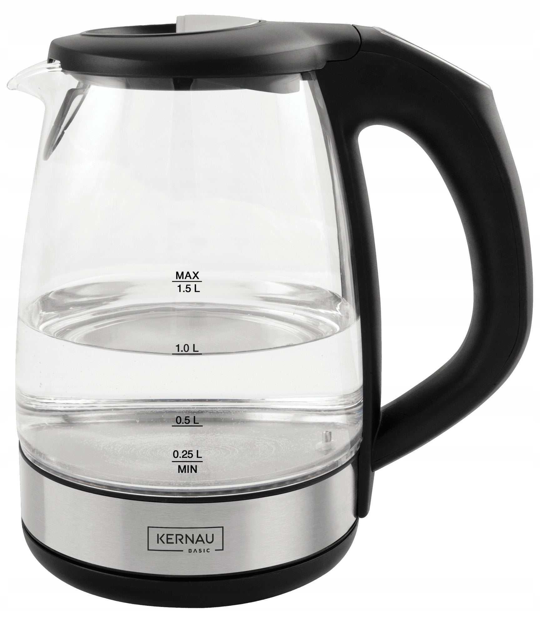 Glass electric kettle Kernau POWERFUL 2200W 1,7L Temperature control Brand Kernau