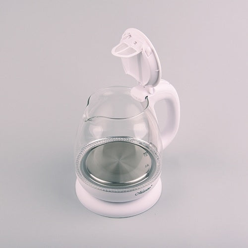 Glass electric kettle WHITE 1l 1100W | Maestro MR-055-WHITE Model MR055