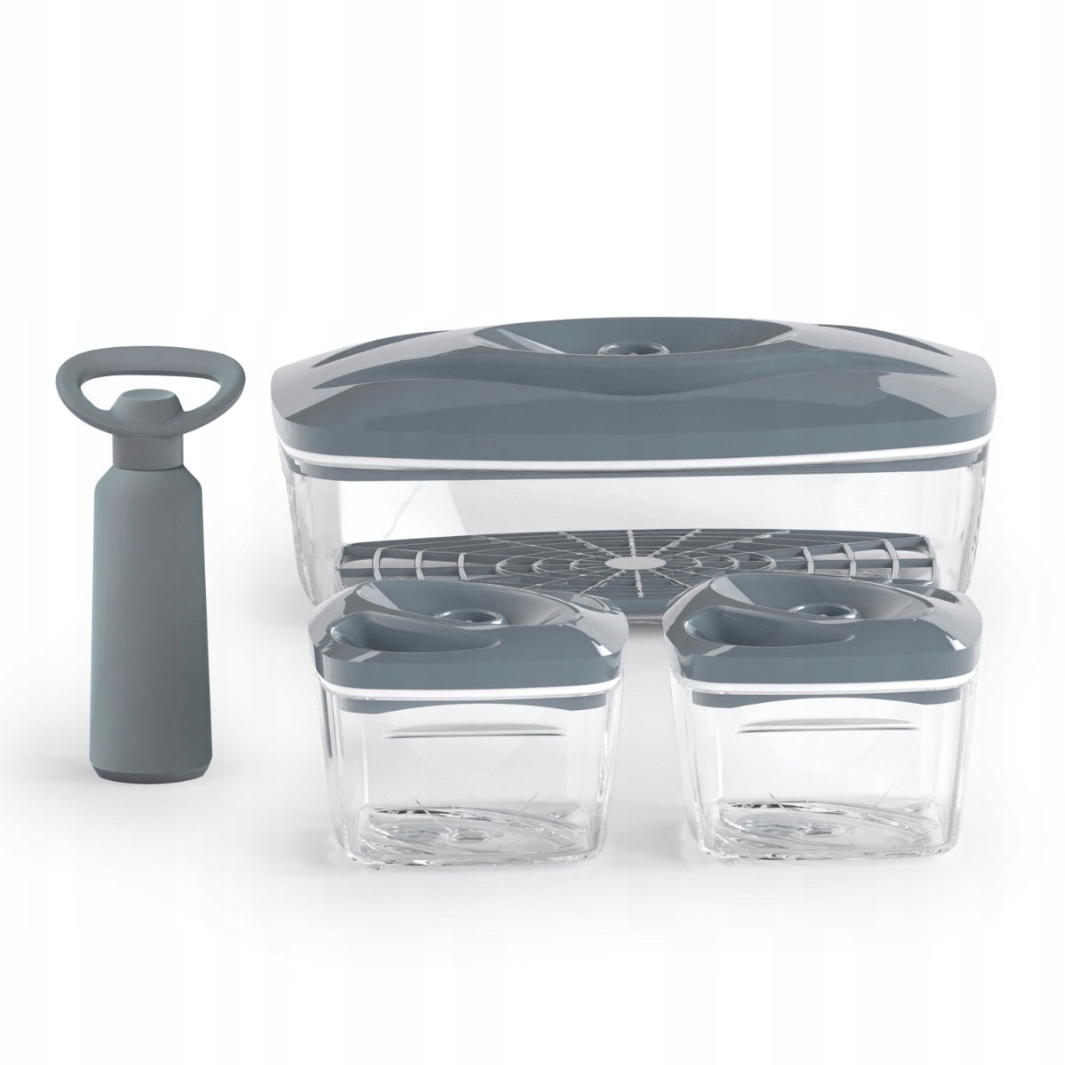 Glass filter jug 3 steel containers Brand Dafi