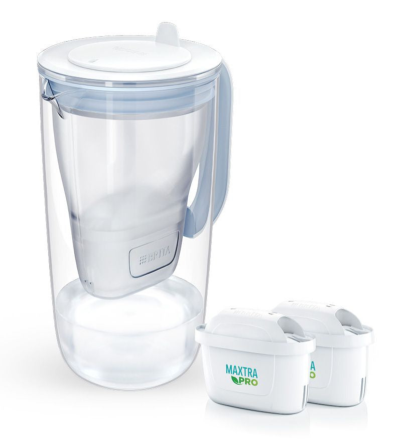 Glass filter jug Brita Glass 2,5l + 2 filter cartridges