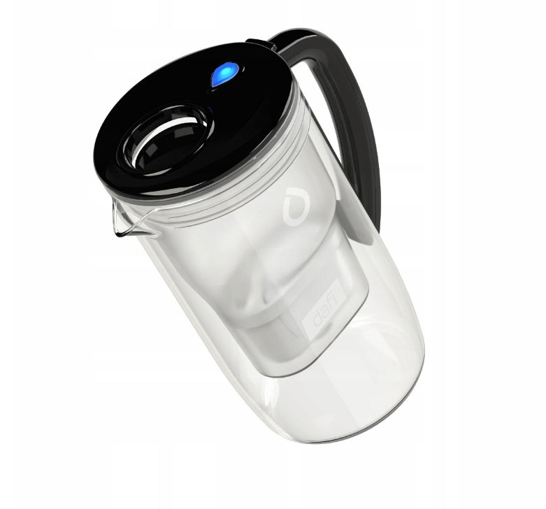 Glass filter jug Dafi PRISMA LED +1 Unimax filter (black) Packaging status original