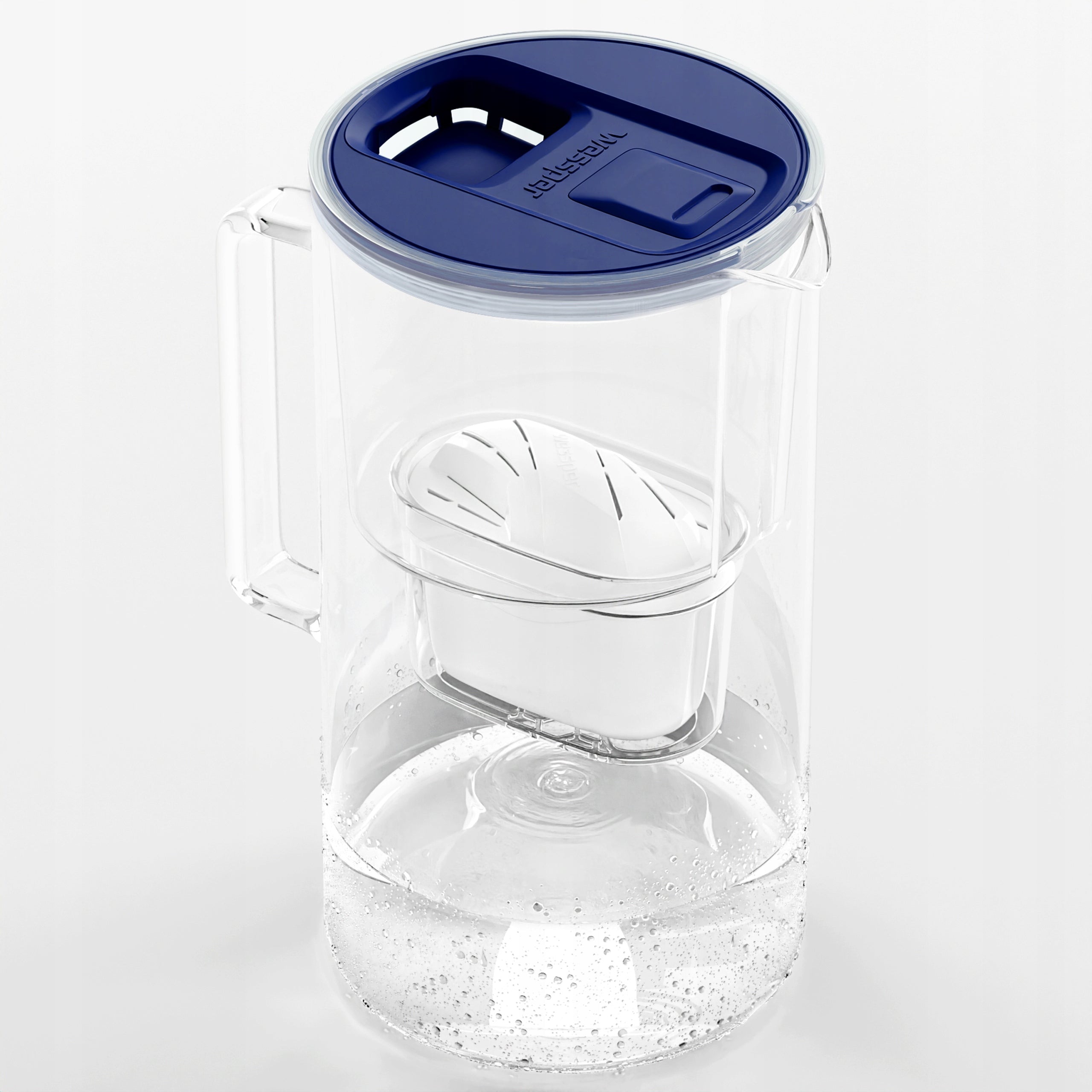 Glass filter jug Wessper D2 BOROSILICATE 3l futureflow + filter Manufacturer code WES201-FF-NB