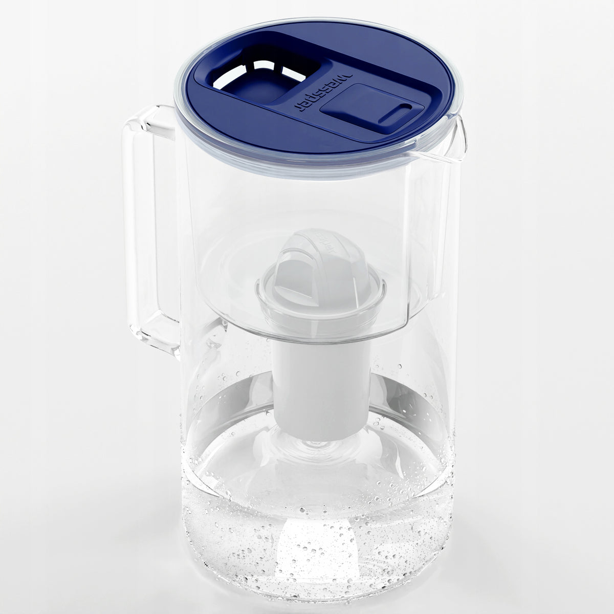 Glass filter jug Wessper D2 BOROSILICATE FF 3l LED + 1x filter Manufacturer code WES202-FF-NB