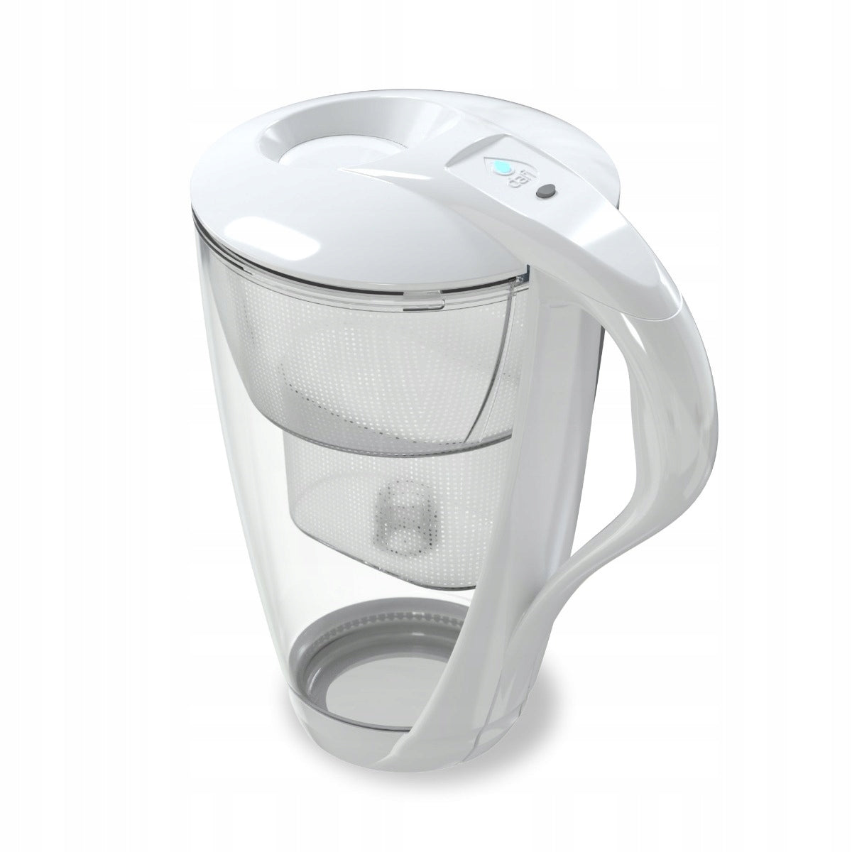 Glass jug DAFI CRYSTAL UNIMAX LED 2L White + 12 filters Manufacturer code D.FO.DAFI.SZKLANY.LED.UM.BIA.P-12