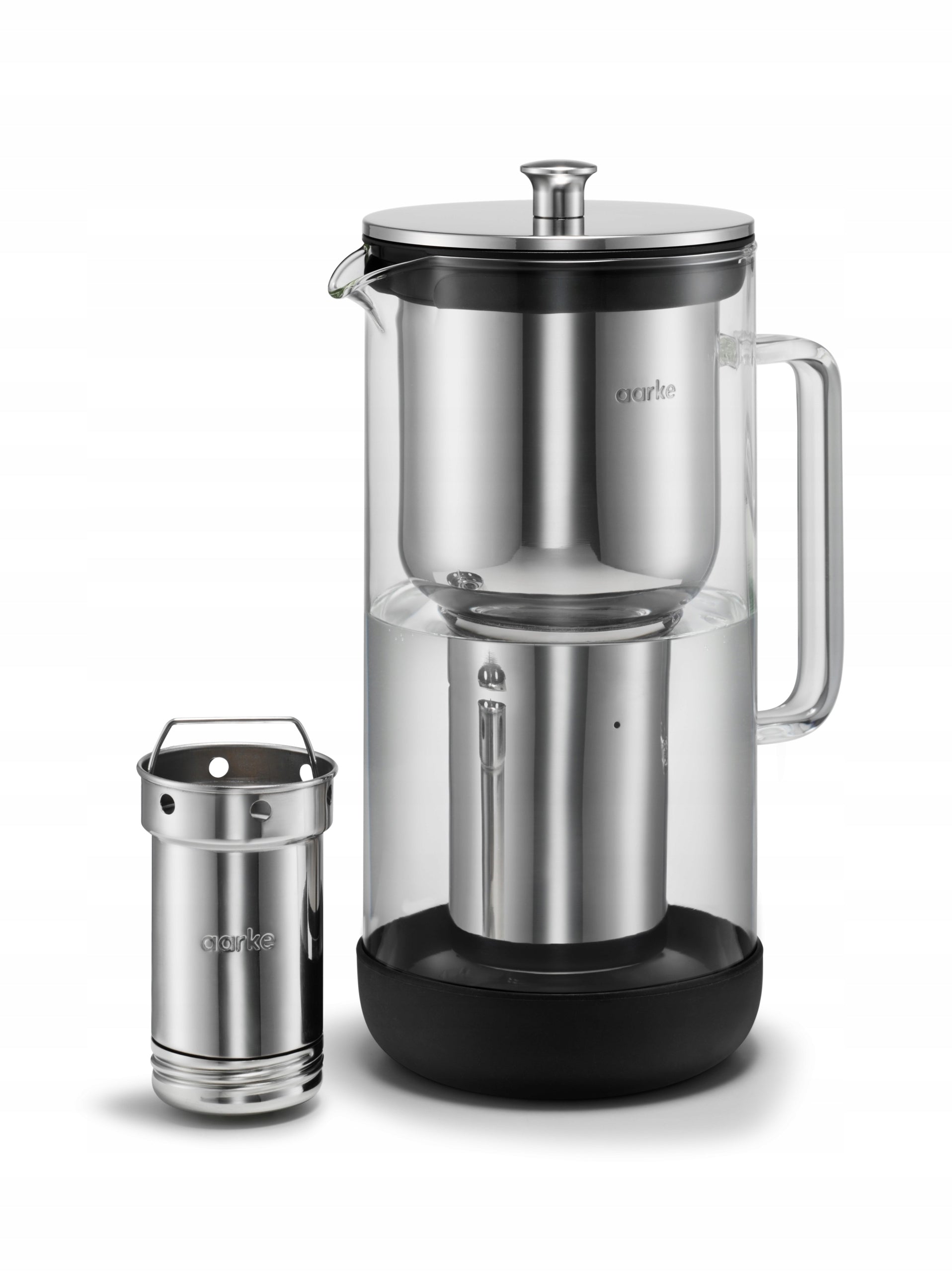 Glass jug for filtering water Aarke Purifier capacity 2,36 l Total capacity 2.36 l