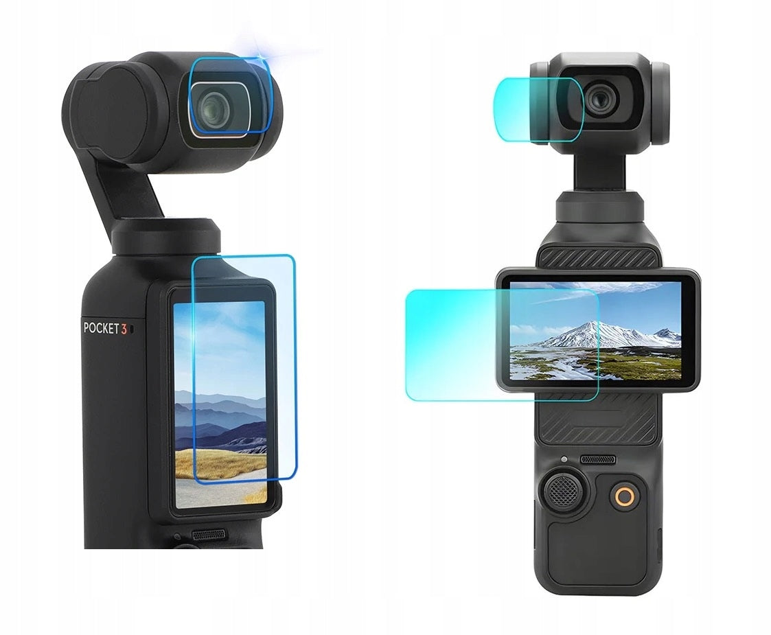 Glass protective film for DJI Osmo Pocket camera 3 2 pcs EAN (GTIN) 0885658983574
