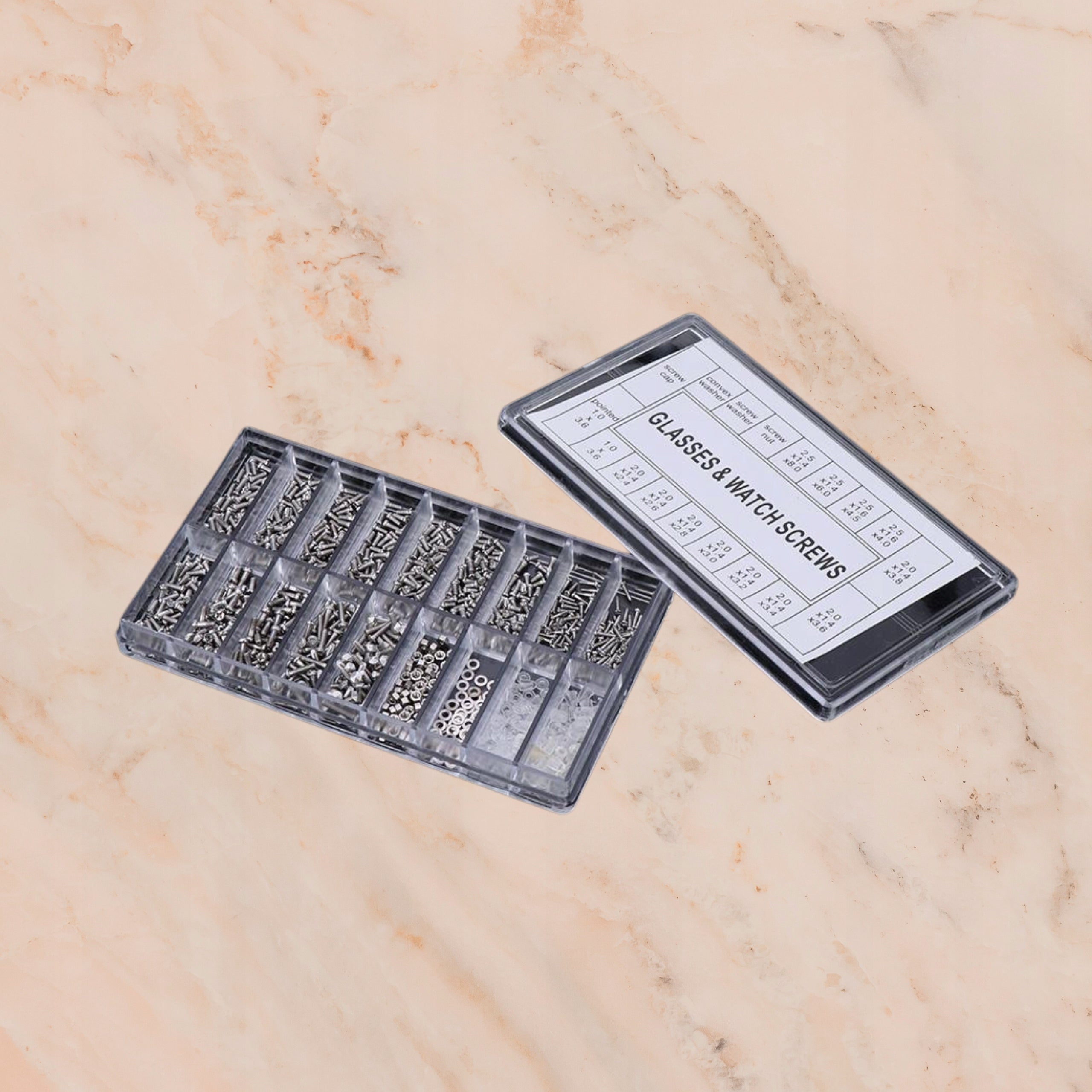 Glasses Repair Kit Mini Small Screws Repair Glasses Product weight with unit packaging 0.2 kg