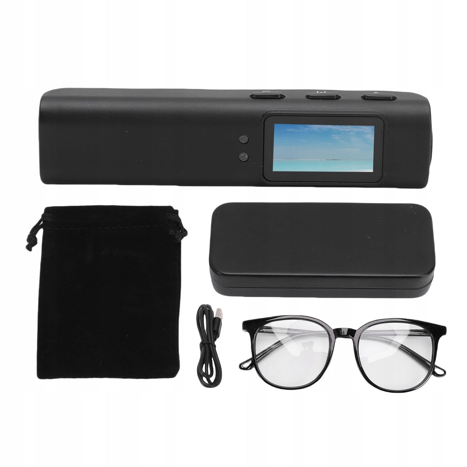 Glasses Wifi Sports Camera 2,7K 30Fps Hd 110 Wide Angle Rs Model 6462JLED