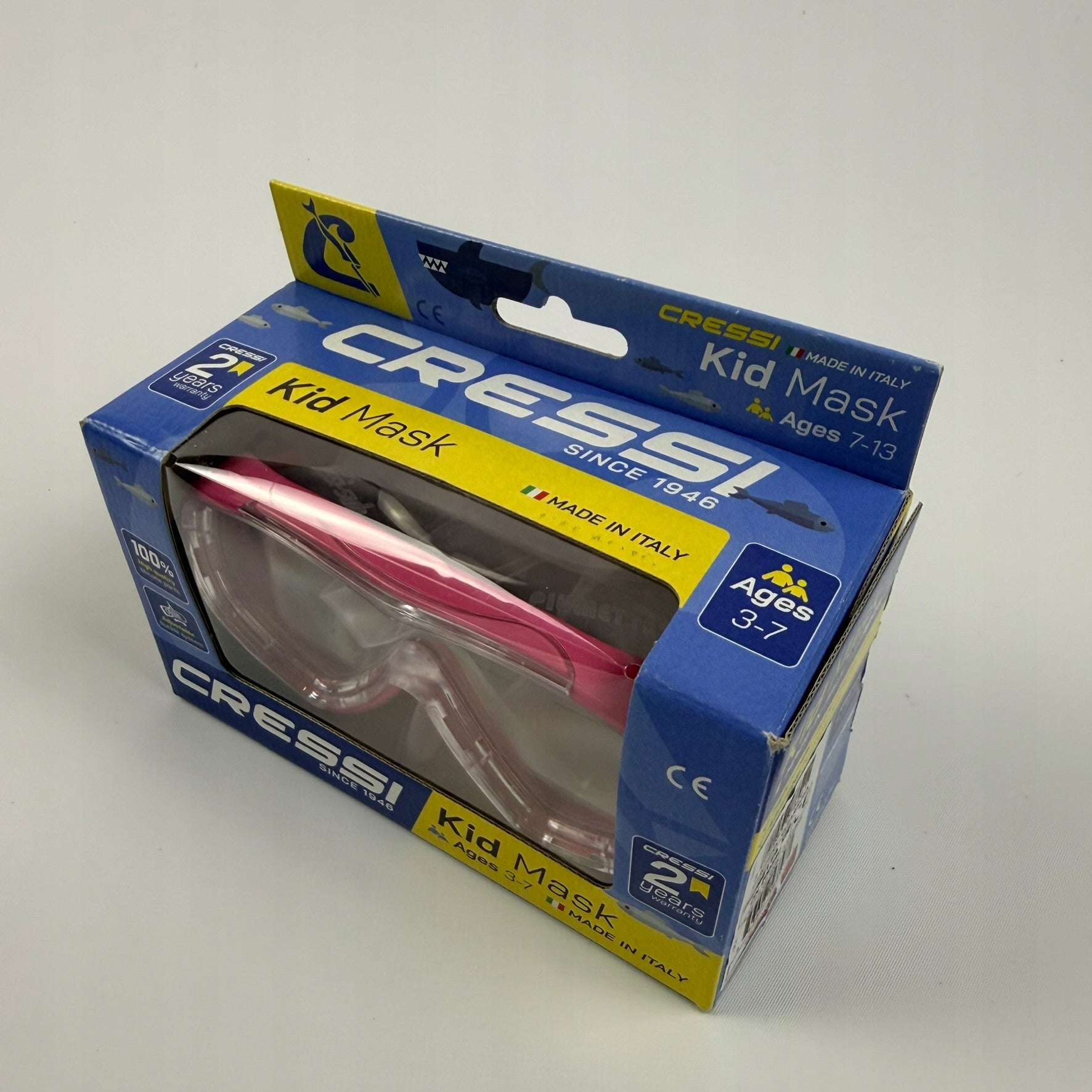 Glasses diving mask Cressi Piumetta Kid pink children Model Piumetta Kid