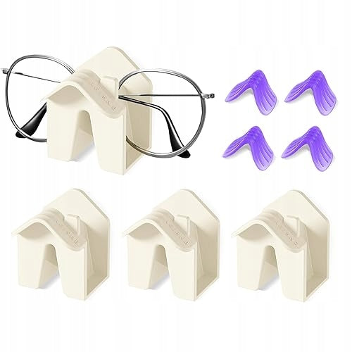 Glasses holder cottage beige 4 pieces