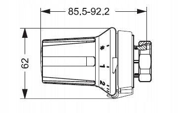 Thermostatkopf Danfoss RAW-K 5135 M30x1,5