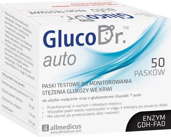 GlucoDr. auto A blood glucose measurement 50 pieces Test strips for glucose meter EAN (GTIN) 8806128327010