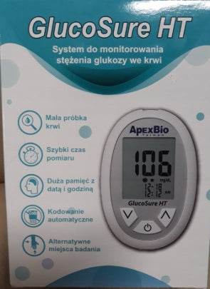 GlucoSure HT Blood Glucose Meter Medical device no