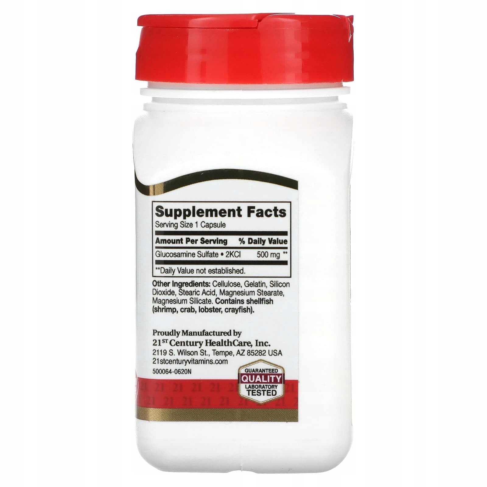 Glucosamine 500mg 60 Capsules Easy to Swallow 21st Century Expiration date at least 3 months from the date of purchase