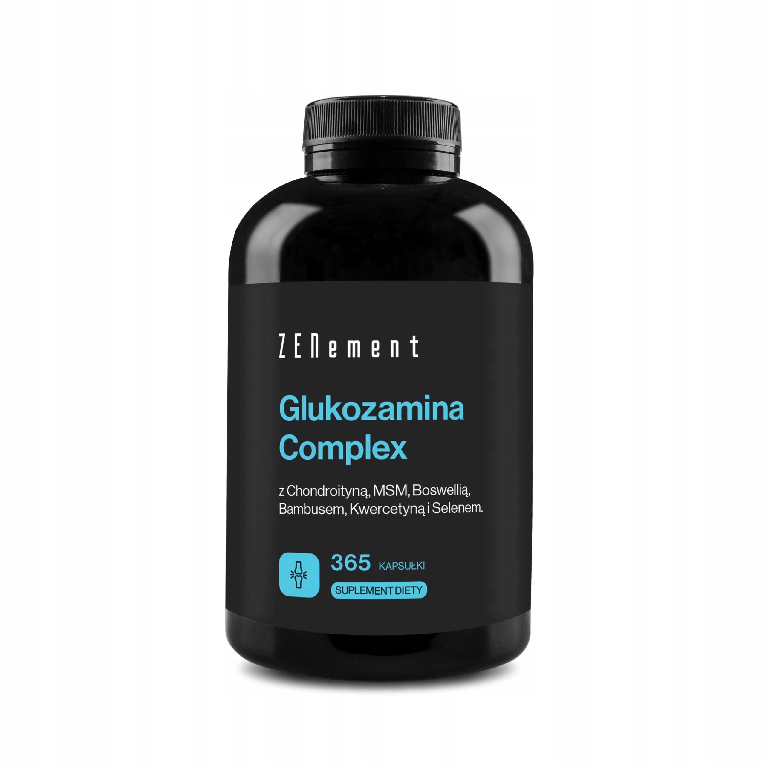 Glucosamine Complex with Chondroitin, MSM, Boswellia, Bamboo - 365 Capsules