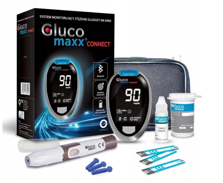 Glucose meter Genexo Glucomaxx CONNECT mg/dl warranty distribution PL