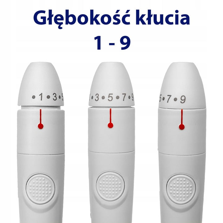Glucose meter VivaChek Ino for glucose measurement => lancet + lancet + case Medical device yes