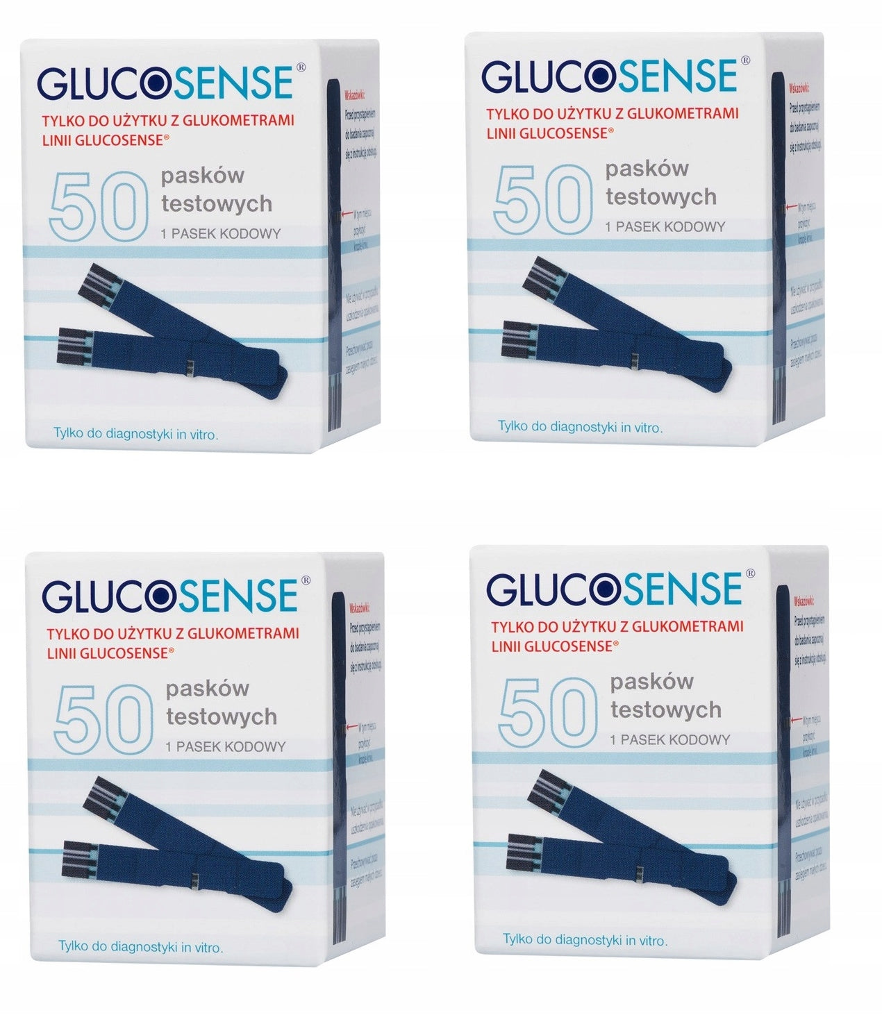 Glucosense Test Strips 50 Pieces