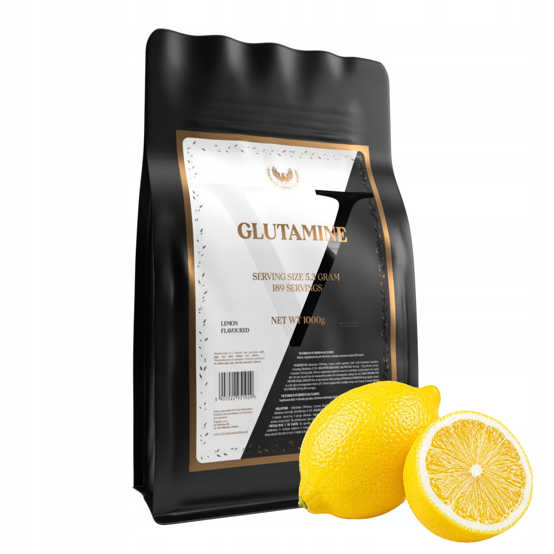 Glutamine 1000g Glutamine 1kg Regeneration Intestine Lemon Victorious