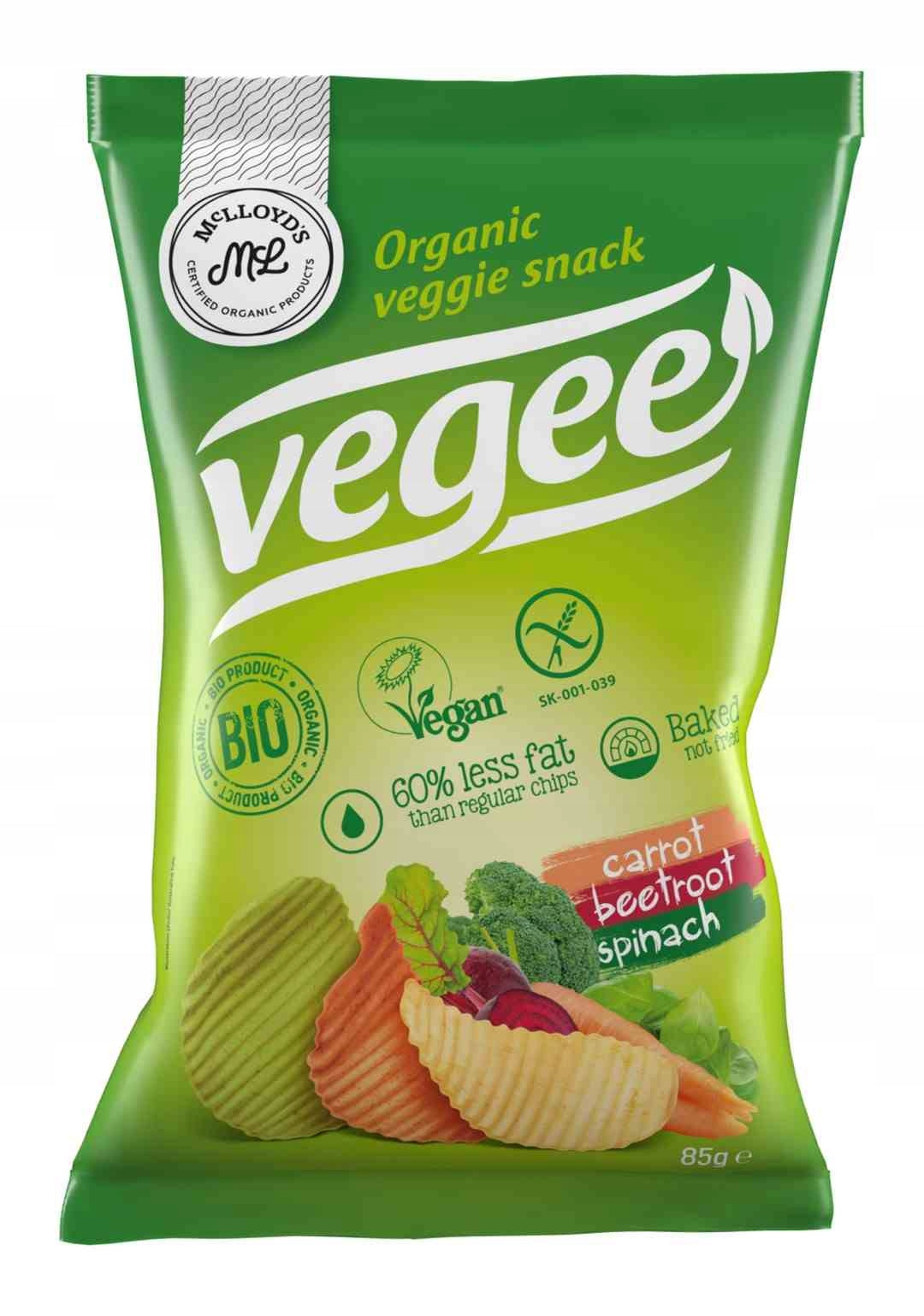 Gluten Free Vegetable Chips BIO 85g - McLloyds