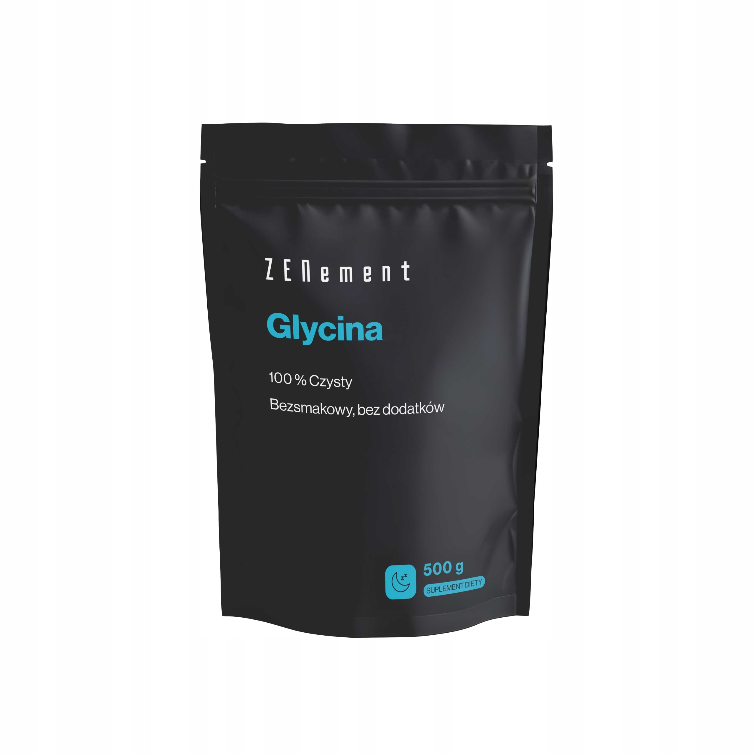 Glycine Powder 500g – 3000 mg/Dose – 100% Pure, No Additives – Zenement