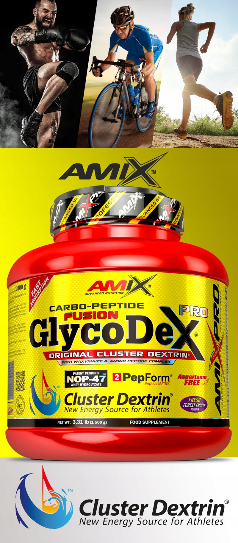 Glycodex Pro 1500g natural Manufacturer code GlycodeX 1,5kg, AMIXPRO SERIES