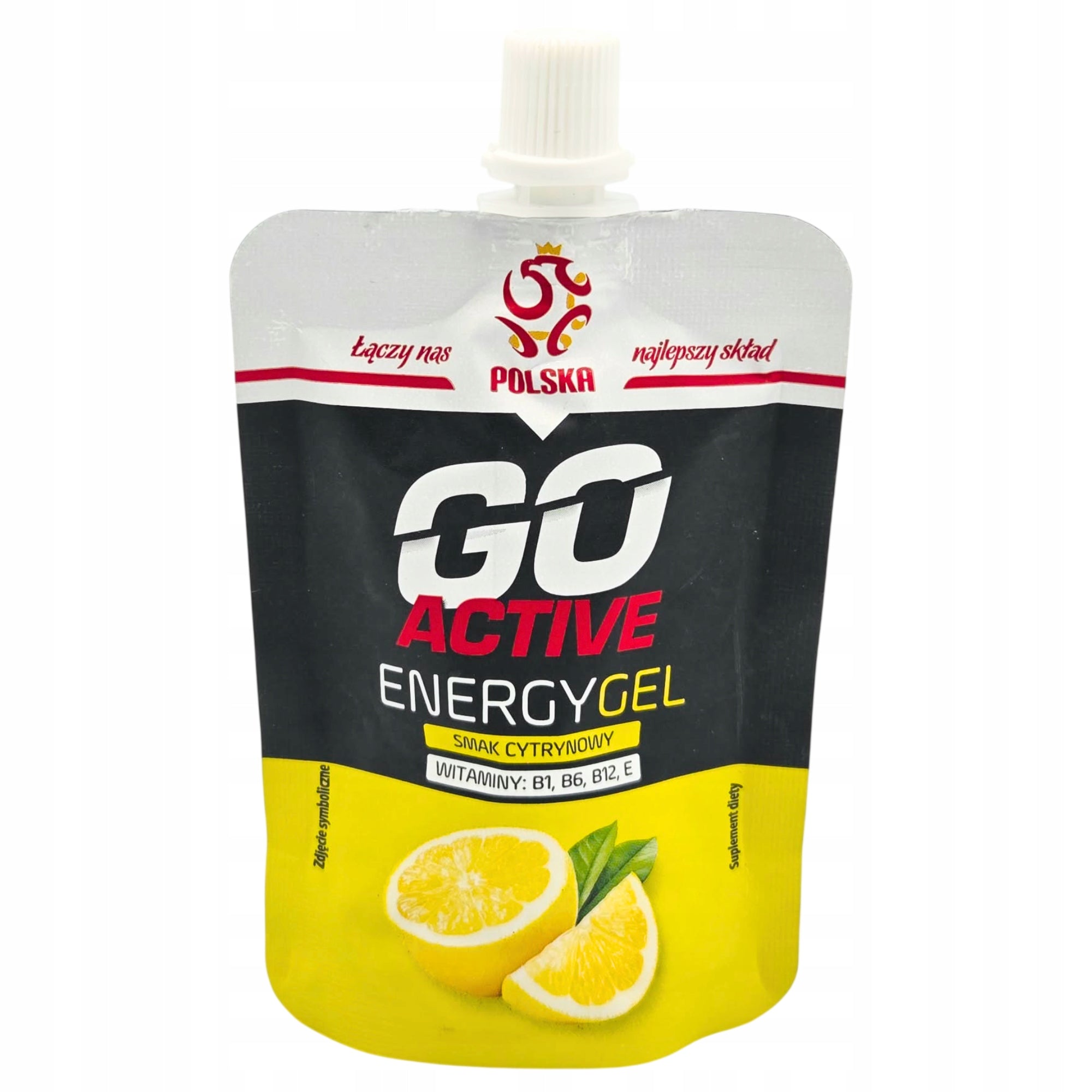 Go Active Energy Gel Carbohydrate Gel Lemon Flavor 100g