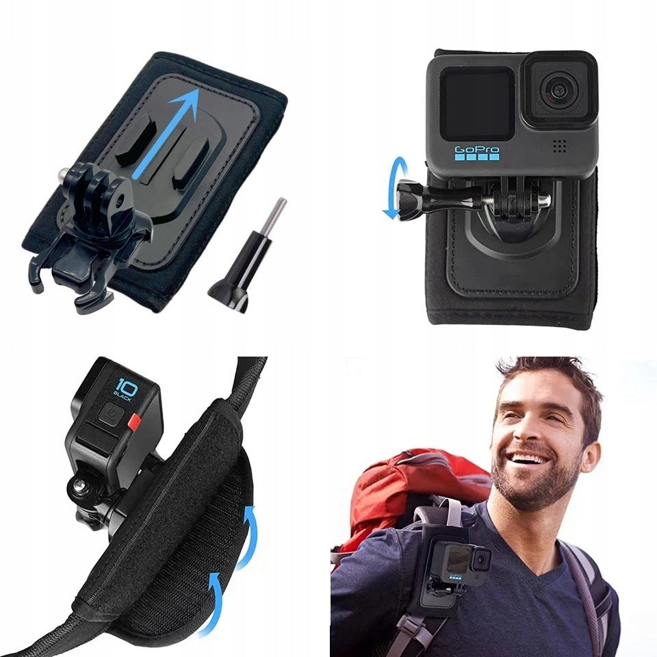 GoPro Dji SJ Insta Sony 360° Backpack Shoulder Strap Mount EAN (GTIN) 4048898717019