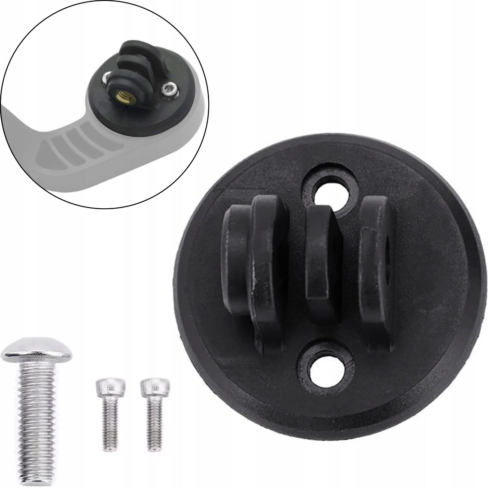 GoPro SJCAM Camera Adapter Flashlight Lights for GARMIN Bicycle Mount