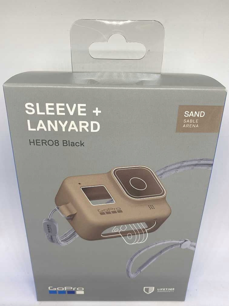 GoPro Sleeve + Lanyard for HERO8 - Sand Color brown