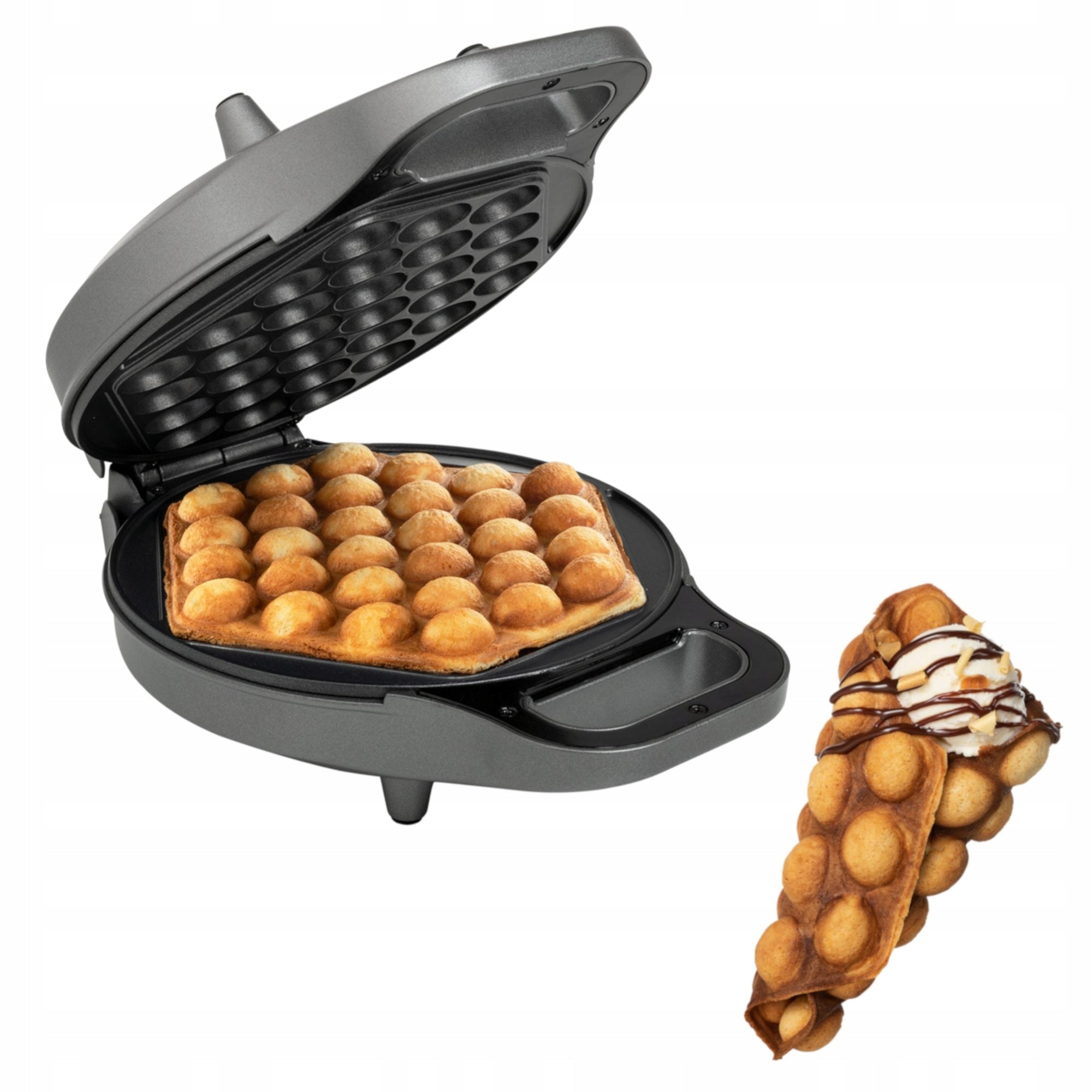 Gofrownica Bąbelkowa Princess Bubble Waffle 700 W Srebrna