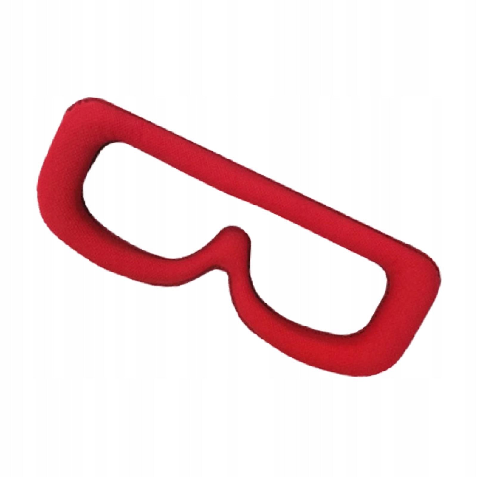 Goggle Sponge Pad Replacement Easy to Use Soft Light Leaking Avoiding Red Model Goggles Sponge Eye Mask Pad Replacement Gasket