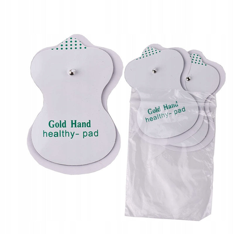 Gold Hand Gel Electrodes 8 Pieces Packaging status original